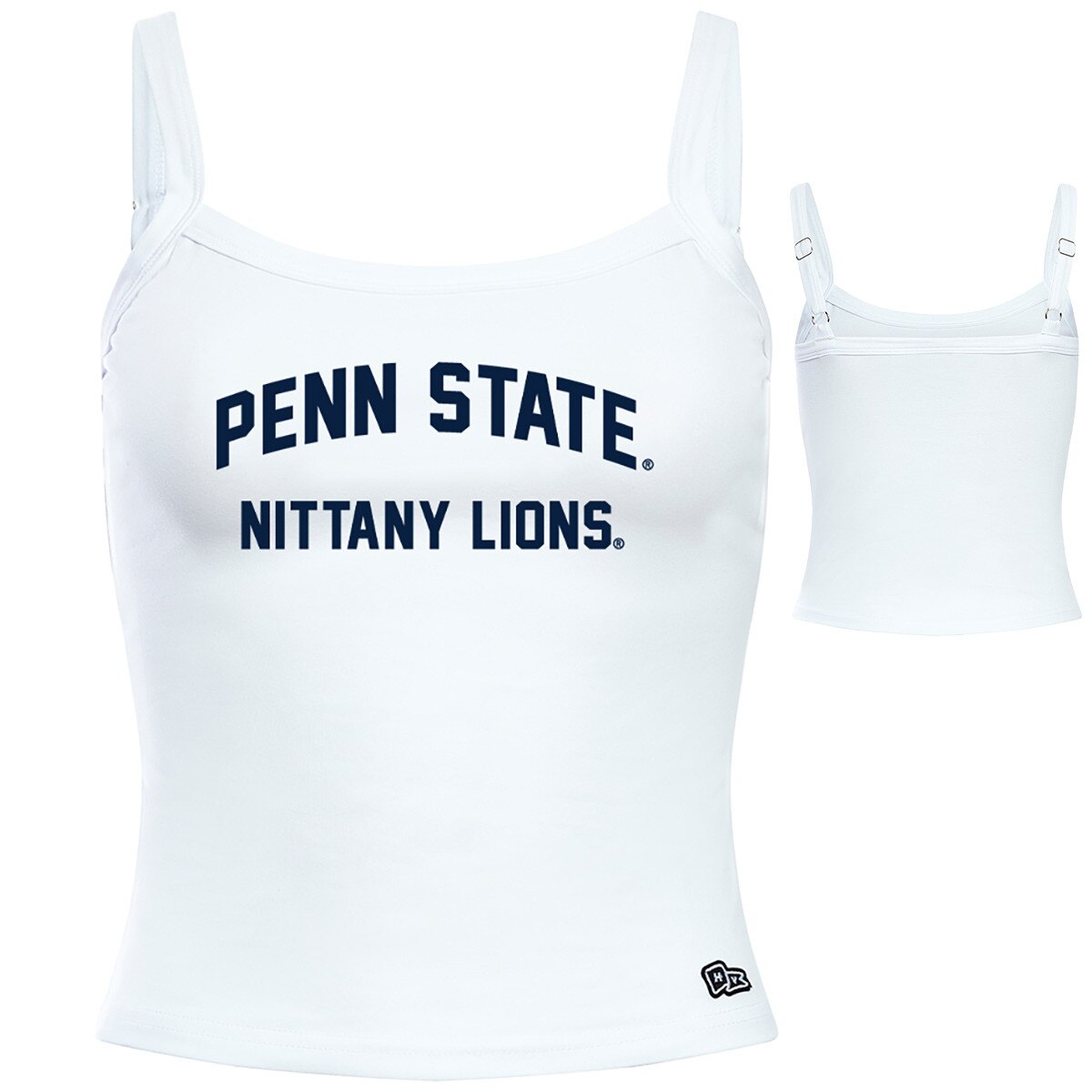 women's white crop tank top Penn State Nittany Lions